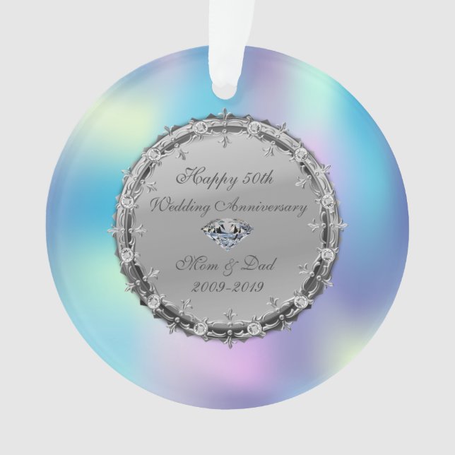 Diamants Holographique  50e Anniversaire de Mariag (devant)