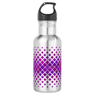 Diamants Magenta Violet Design Bouteille d'eau