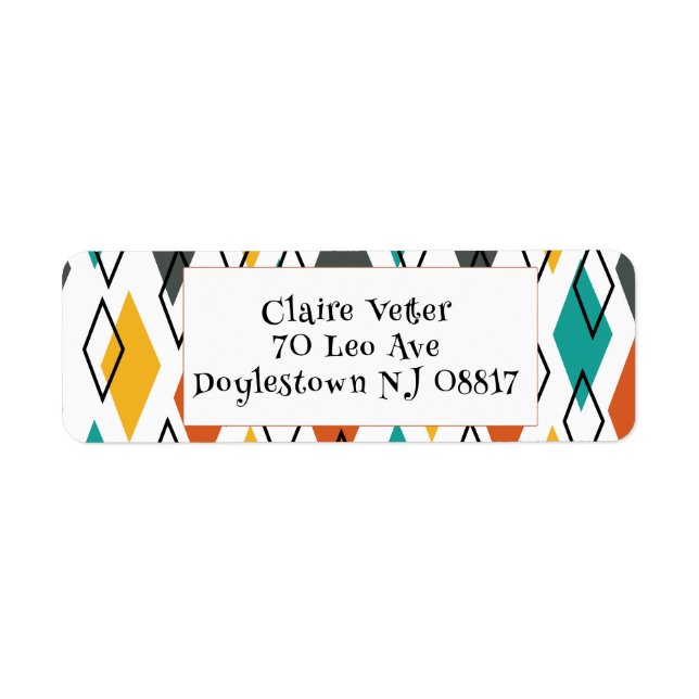 Diamants pour toujours Étiquette (Devant)