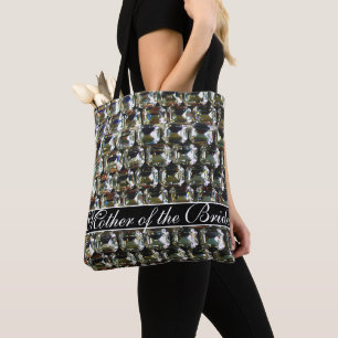 Diamants, sac fourre-tout vintage de bijoux en pie