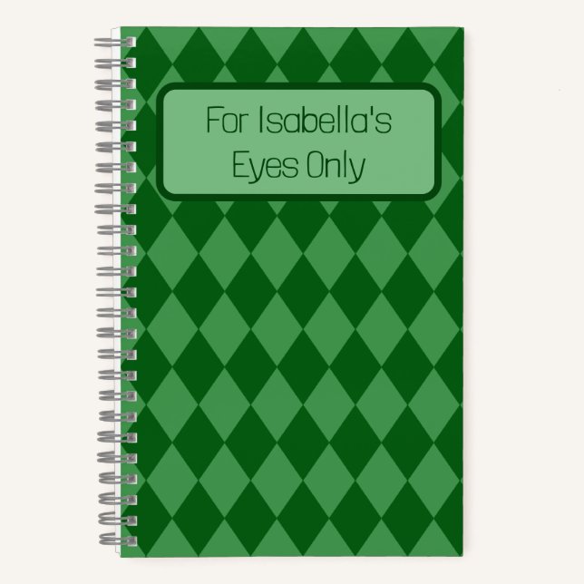 Diamants verts Mes yeux seulement Journal (Recto)