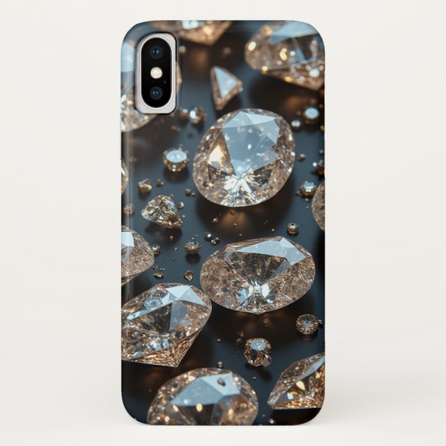 Diamond coque iphone a l'air d'un vrai diamant lux (Dos)