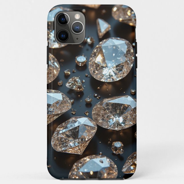 Diamond coque iphone a l'air d'un vrai diamant lux (Dos)