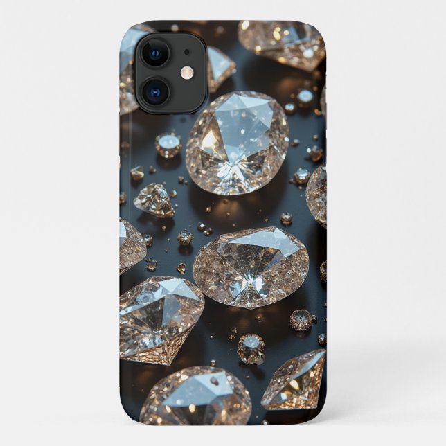 Diamond coque iphone a l'air d'un vrai diamant lux (Dos)