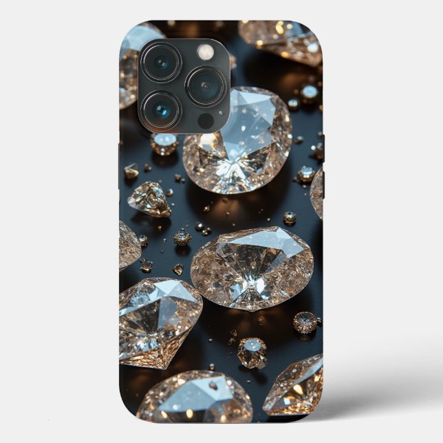 Diamond coque iphone a l'air d'un vrai diamant lux (Verso)