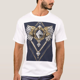 "Diamond Fath Design T-Shirt - Unique, Gras Graphi