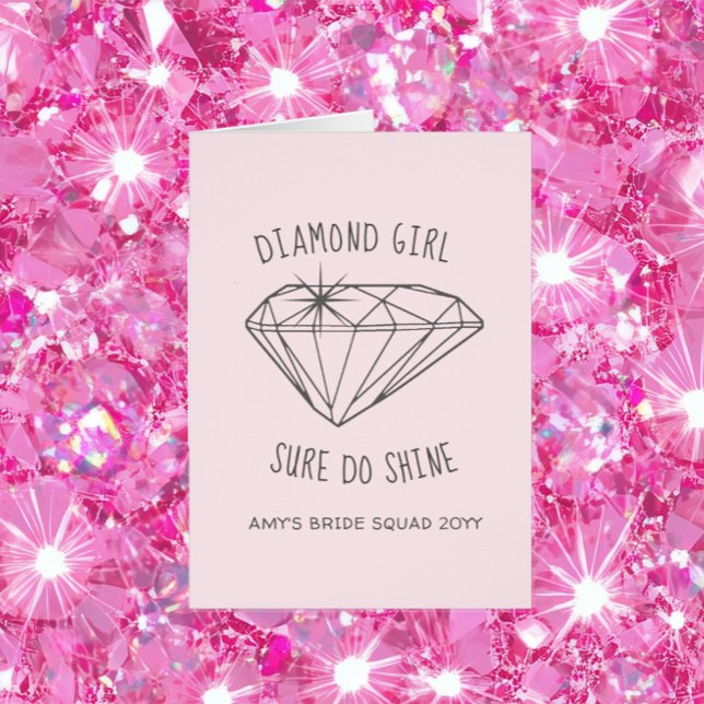 Diamond Girl Shine Merci personnalisé (Créateur téléchargé)