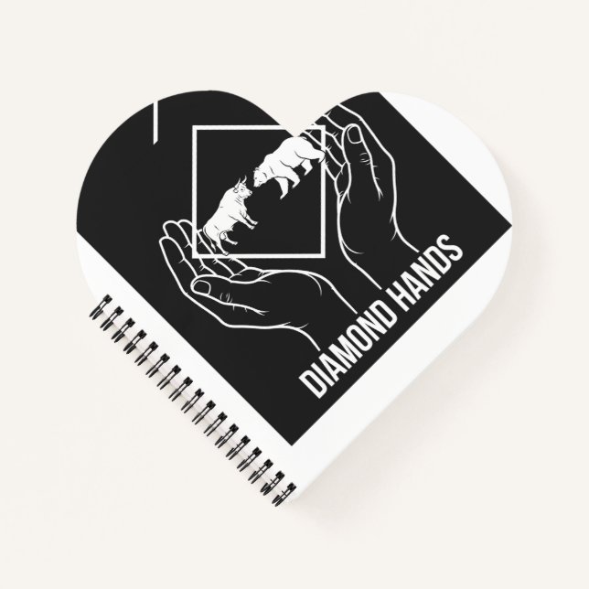 Diamond Hands — Cahier à spirale (Devant)