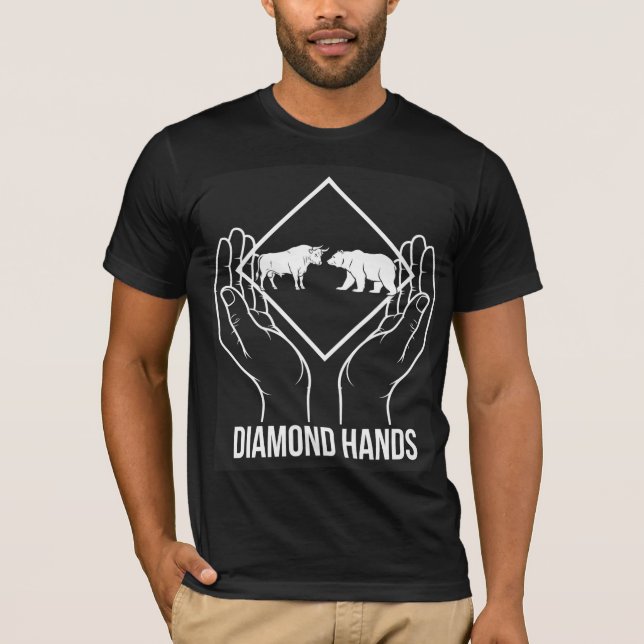 Diamond Hands — T-Shirt Premium (Devant)