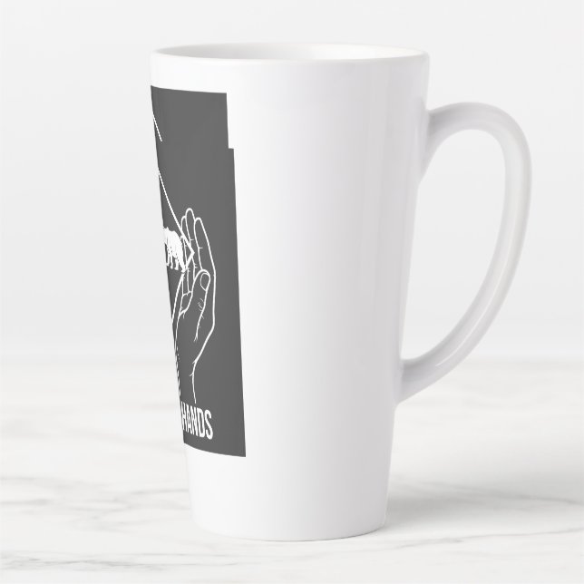 Diamond Hands — Tasse à Latte (Droite)