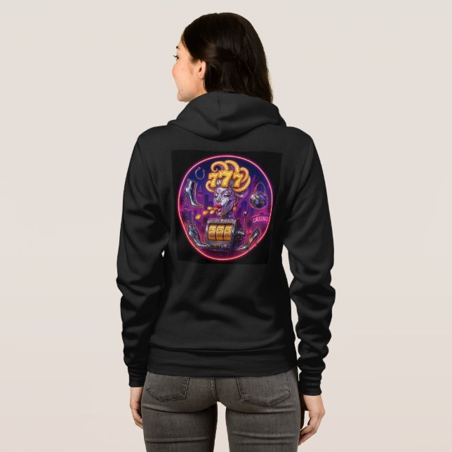 Diamond Queen Vegas Sparkle Sweat - shirt à capuch (Dos entier)