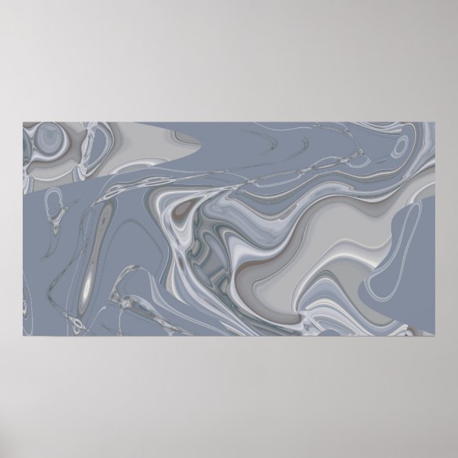 Diamond Shoals Abstract 4 Poster (Devant)