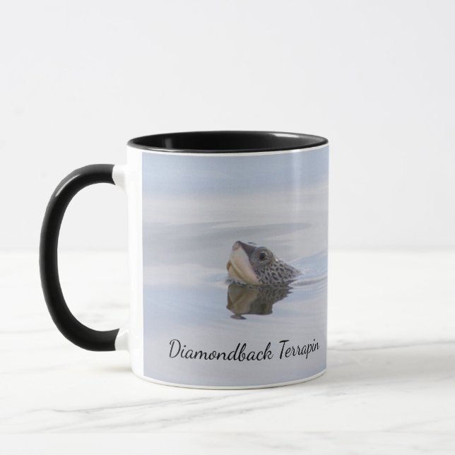 Diamondback Terrapin Face Mug (Gauche)