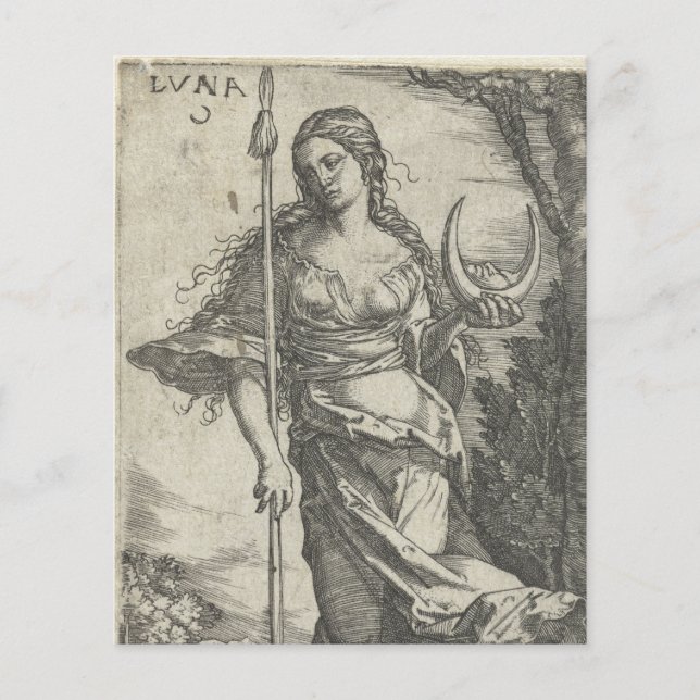 Diana Luna Vintage Illustration Scrapbook Papier (Devant)