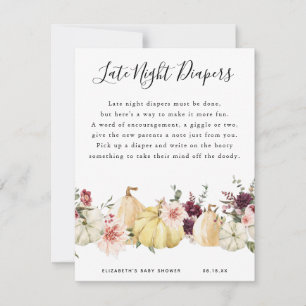 Diapositives nocturnes Jeu Baby shower