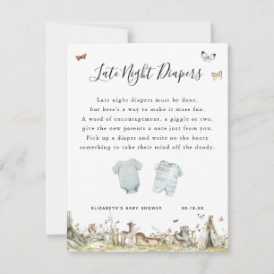 Diapositives nocturnes Jeu Baby shower