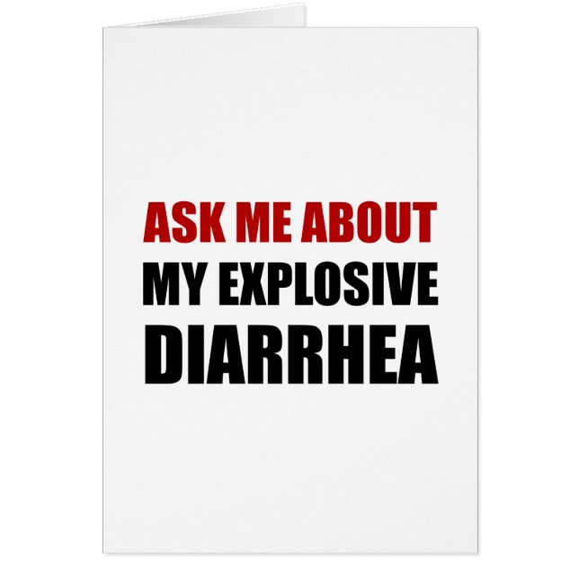 Diarrhée explosive (Devant)