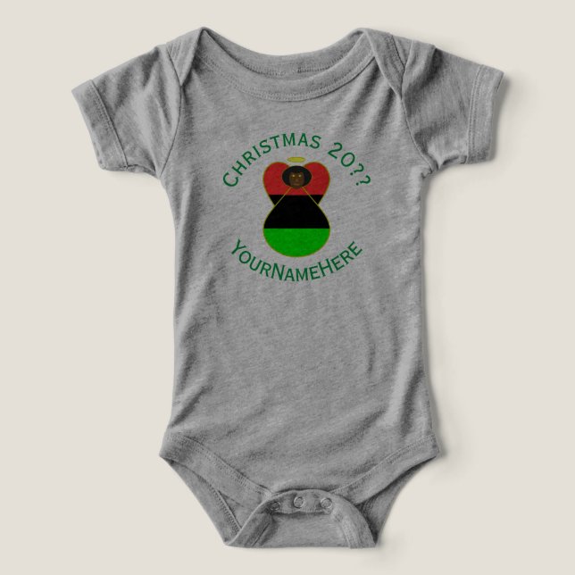 Diaspora africaine Angel Noël Drapeau personnalisé (Design Recto)