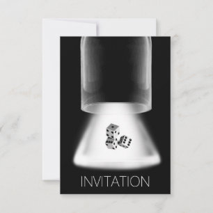 Dice Night Boys Night Out Invitation