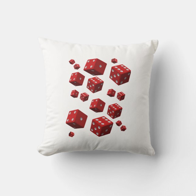 Dice rouge coussin (Recto)