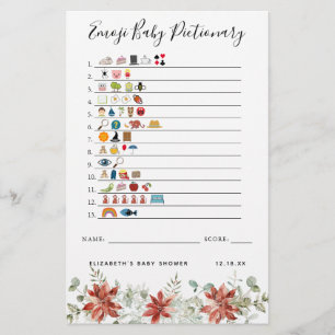Dictionnaire Emoji   Jeu de Baby Shower