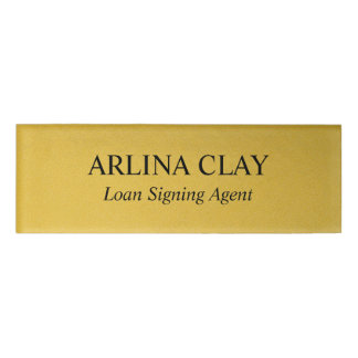 D'identification Badge de nom d'agent de signature de prêt notaire
