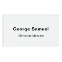 Badge de nom d'employé pour entreprise simple