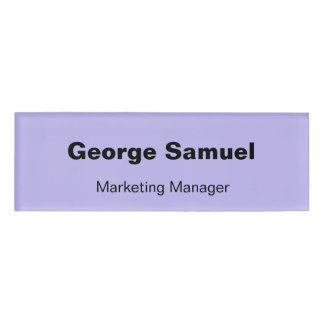D'identification Badge de nom d'employé pour entreprise simple