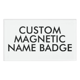 D'identification Badge magnétique personnalisé vierge 3,5" x 2"