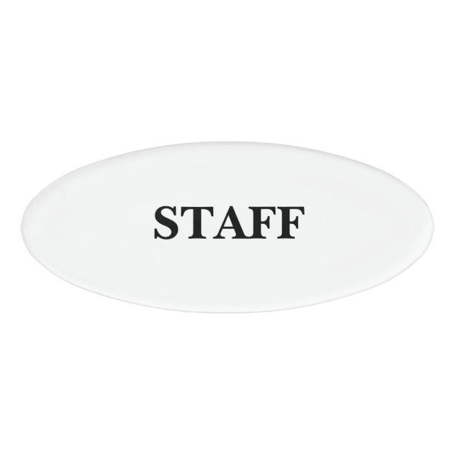 D'identification Badge Magnétique - Personnel (Devant)