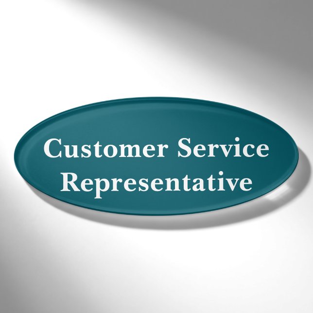 D'identification Badge Magnétique Représentant du Service Client (Devant)