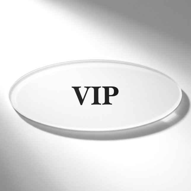 D'identification Badge Magnétique - VIP (Devant)
