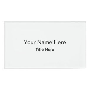 D'identification Badge personnalisé pour employé professionnel