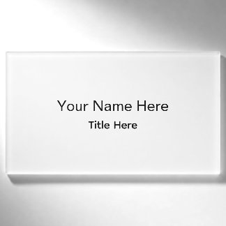 D'identification Badge personnalisé pour employé professionnel