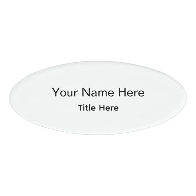 D'identification Badge personnalisé pour employé professionnel (Devant)