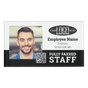 D'identification Code QR Code Badge du personnel du commerçant
