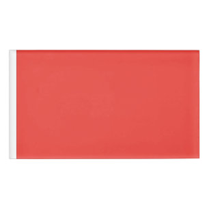 D'identification Étiquette nominative   Badge rouge gras – Identité