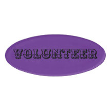 Magnetic Badge - Volunteert