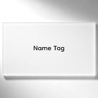 D'identification Simple Personnalisé | Badge Nom