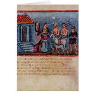 Dido faisant un sacrifice, à partir de Vergilius