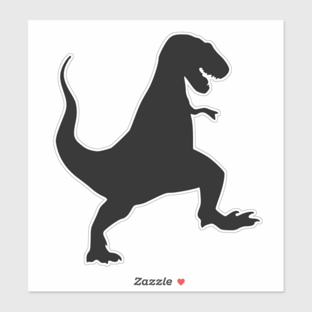 DIE CUT STYLE DINOSAUR DECAL STICKERS (Feuille)
