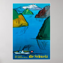 Die Schweiz, Suisse, Affiche de voyage