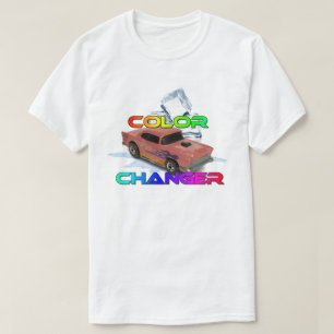 Diecast de changeur de couleur Tshirt froid Chevy
