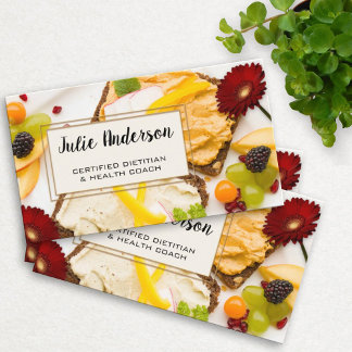 Diététiste nutritionniste Carte de visite de l'ent