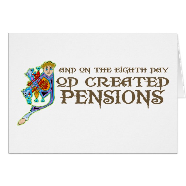 Dieu a créé des pensions (Devant horizontal)