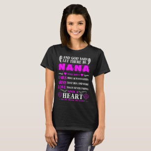 Dieu a dit que Let là soit T-shirt de c?ur d'or d