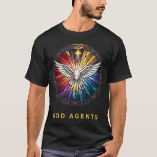 Dieu Agents Colombe GLORY Mot Logo T-shirt