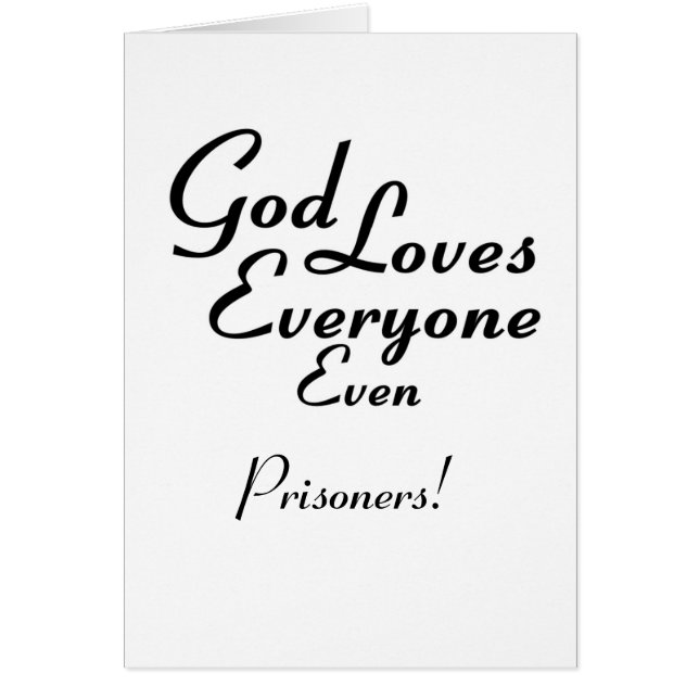 Dieu aime des prisonniers ! (Devant)