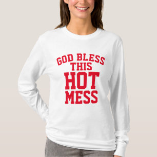 DIEU BÉNÉFICIE DE CE T-Shirts DE MESS CHAUD