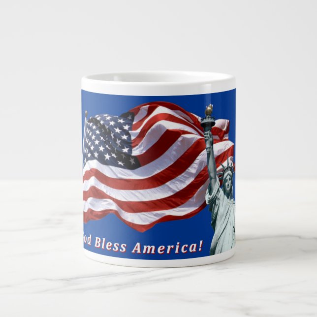 Dieu bénisse America Mug (Devant)